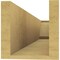 Ekena Millwork 6in. W x 6in. H x 32in. L Burlington Woodgrain TimberThane Rafter Tail, Primed Tan RFTUR06X06X32BURRCPR - alternate 6